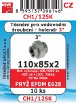 CH1/125K SADA 3" 110x85x2 vod šroubení  holandské pryž EPDM E628