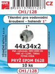 CH1/128   SADA 1" 44x34x2 vodo.šr.holand.pryž EPDM E628 10ks