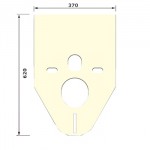 G4/2553   Těsnění  závěsného WC nestandartní keramika univezální