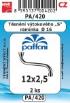 PA/420   SADA průměr 16mm  Paffoni  výtokové rameno NBR pryž 2ks