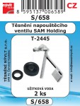 S/658   SADA WC napouštěcí ventil T2445  pryž 2ks