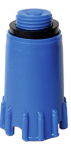Z/537 Plastová záslepka rozvodů vody s 1/2" plast modrá