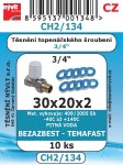 CH2/134    SADA 30x20x2  3/4" ventil  topení TEMAFAST 10ks