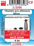 J/3396 SADA těsnění sifonové láhve SANDRIK,ROSTEX,TONER 4ks