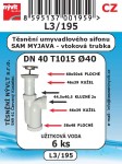 L3/195  SADA sifonu  umyvadlo SAM Holding DN40  6ks