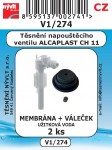 V1/274   SADA těsnění napouštěcího ventilu CH11 2ks ALCAPLAST