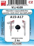 V1/4109  SADA napouštěcího ventilu wc A15-A17 Alca plast 2ks