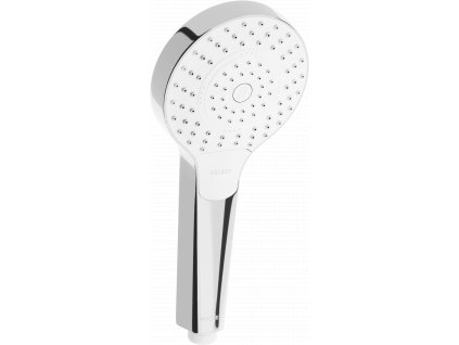 H/5212 Sprchové sluchátko plast 3 funkční CHROM/BÍLÁ